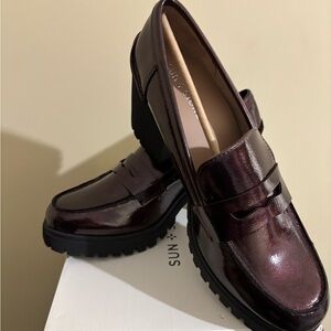 Sun + Stone Deep Burgundy Loafers